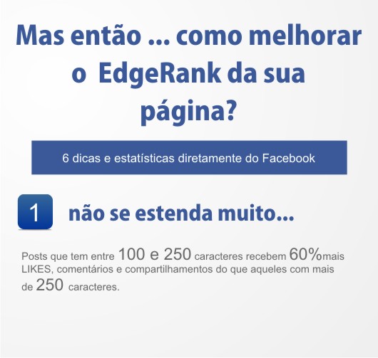 Mas então, como você pode melhor o EdgeRank da sua página do Facebook?